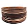 Fesciory Leather Wrap Bracelets for Women Boho Leopard MultiLayer Crystal Beads Cuff Bracelet Jewelry Short PrintBlack