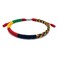 LAMIBEE Country Pride Country Flag Code Bracelet Protection and Lucky Sufer String Bracelet Tibetan Wrist Wrap Bracelet Boho Style Rope Bracelet for Women Men String Thread Bracelets crystal