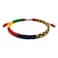 LAMIBEE Country Pride Country Flag Code Bracelet Protection and Lucky Sufer String Bracelet Tibetan Wrist Wrap Bracelet Boho Style Rope Bracelet for Women Men String Thread Bracelets crystal