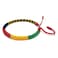 LAMIBEE Country Pride Country Flag Code Bracelet Protection and Lucky Sufer String Bracelet Tibetan Wrist Wrap Bracelet Boho Style Rope Bracelet for Women Men String Thread Bracelets crystal