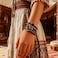 Long tiantian Leather Bracelets for Women Warp Bracelet Stackable Boho Layered Bracelet Chunky Heart Trendy Birthday Gifts for Her