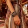 Long tiantian Leather Bracelets for Women Warp Bracelet Stackable Boho Layered Bracelet Chunky Heart Trendy Birthday Gifts for Her