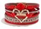 Long tiantian Leather Bracelets for Women Warp Bracelet Stackable Boho Layered Bracelet Chunky Heart Trendy Birthday Gifts for Her