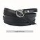 Rantanto Genuine Leather Wrap Bracelets Trendy Western Stackable Cuff Adjustable Boho Layered Bracelet Jewelry For Men Women Black