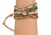 SPUNKYsoul Ocean Jasper 5 Wrap Handmade Leather Bead Crystal Wrap Bracelet Collection 5 Wrap Ocean Jasper