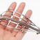 Suyi Women Wrap Bracelet Multilayered Leather Braided Bangle Wrist Cuff Bangles with Magnetic Buckle Silver1