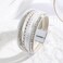 VIBILIA Boho Leather Wrap Bracelets for Women Trendy Layered MultiLayer Bracelets with Strong Clasp Jewelry for WomenWhite