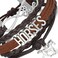 Yabber Horse Love Forever Ever Infinity Bracelet Leather Wrap Natural Brown