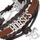 Yabber Horse Love Forever Ever Infinity Bracelet Leather Wrap Natural Brown
