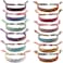 Carede Woven Friendship Bracelets Braided Bracelets String Adjustable Nepal BraceletMexico Wave Anklet for Best Friends WomenPack of 12
