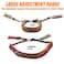 Carede Woven Friendship Bracelets Braided Bracelets String Adjustable Nepal BraceletMexico Wave Anklet for Best Friends WomenPack of 12