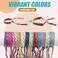 Carede Woven Friendship Bracelets Braided Bracelets String Adjustable Nepal BraceletMexico Wave Anklet for Best Friends WomenPack of 12