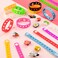 HTZNHXT 20 Pcs Silicone Charm Bracelets 8 Inch Bracelets Bulk Band for Kids Silicone Wristbands Adjustable Rubber Bracelet Hold the Shoe Charms for Students Gift
