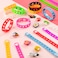 HTZNHXT 20 Pcs Silicone Charm Bracelets 8 Inch Bracelets Bulk Band for Kids Silicone Wristbands Adjustable Rubber Bracelet Hold the Shoe Charms for Students Gift
