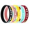 CHIVASO 5Pcs Anime Wristbands Character Silicone Bracele Party Costume Accessories Mixed pack