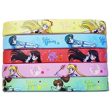 Great Eastern Entertainment Sailor Moon R Inner Senshi PVC Wristband Set of 5