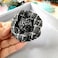 HEKEUOR Classic Camellia Brooch Pin Fabric Handmade Flower Pin for Men Women Black