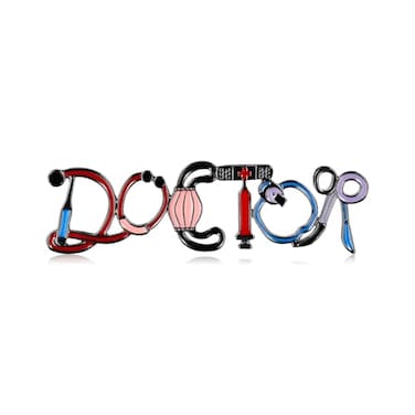 Dr's gift Drs gift DOCTOR Medical Tools Enamel Brooch Medicine Element Pin Backpack Lapel Bag Badge Word Design Gift Decoration for Nurse Doctors Med Students