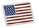 Forge American Flag Lapel Pin Proudly Made in USA Silver Plated Rectangle Bulk 1 Pin