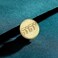 GuDeKe GuDeK Tetragrammaton Lapel Pin Round Gold Women or Men Suits1 Pack