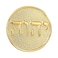 GuDeKe GuDeK Tetragrammaton Lapel Pin Round Gold Women or Men Suits1 Pack