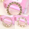 iminoo Imino Scarf Ring Clip for Women Slide TShirt Tie Knot Clip Buckle Circle Clothing Ring Wrap Holder Multicolor 6