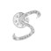 ETHOON Initial Letter Brooch Pin Small Lapel Pin Tie Tack Name Personalized Gifts for Women Men Silver S