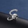 ETHOON Initial Letter Brooch Pin Small Lapel Pin Tie Tack Name Personalized Gifts for Women Men Silver S