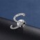 ETHOON Initial Letter Brooch Pin Small Lapel Pin Tie Tack Name Personalized Gifts for Women Men Silver S