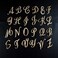 ETHOON Letter Brooch Pins Initial Rhinestone Brooch for Women Crafts Gold K