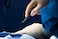 MANZHEN Medical Scalpel Brooch Lapel Pins Jewelry Gift for Surgeon Doctor Nurse silver