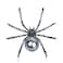 Parts Express Victorian Style Mother of Pearl Body and Micro Pave Spider Brooches Pins Silver Tone Black