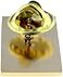 PinMart s Gold Star Service Flag for a Fallen Soldier Enamel Lapel Pin 1 Piece