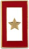 PinMart s Gold Star Service Flag for a Fallen Soldier Enamel Lapel Pin 1 Piece