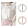 YANCHUN Round Scarf Ring for Women Pearl Flower Clip Shawl Sweater Accessory Gift