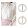 YANCHUN Round Scarf Ring for Women Pearl Flower Clip Shawl Sweater Accessory Gift