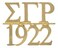 Sigma Gamma Rho Gold Chapter Bar Lapel Pin