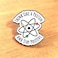 Pinposni Think like a proton and maintain a positive Science Enamel Pin brooch Metal Emblem badge