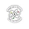 Pinposni Think like a proton and maintain a positive Science Enamel Pin brooch Metal Emblem badge