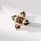 Pechade Vintage Baroque Pearl Cross Brooch Pins for Women