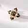 Pechade Vintage Baroque Pearl Cross Brooch Pins for Women