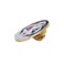 The Masonic York Rite of Freemasonry Round Masonic Lapel Pin Black White1 Diameter