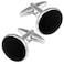 Dannyshi Cufflinks for Men Classic Wedding Business Shirt Cuff Links Set Gifts with Box Black01