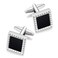 Dannyshi Cufflinks for Men Classic Wedding Business Shirt Cuff Links Set Gifts with Box Black02