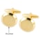 Dannyshi Cufflinks for Men Classic Wedding Business Shirt Cuff Links Set Gifts with Box Gold