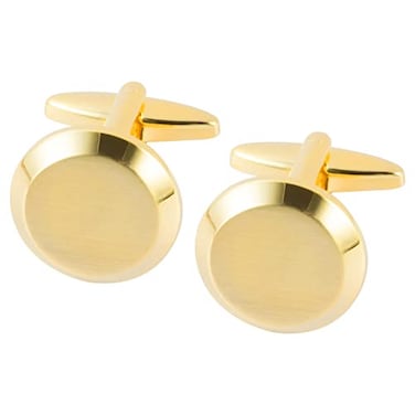 Dannyshi Cufflinks for Men Classic Wedding Business Shirt Cuff Links Set Gifts with Box Gold