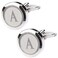 Dannyshi Mens Classic Stainless Steel Initial Cufflinks 26 Alphabet Initial Letter Cufflinks Business Wedding Shirts AZ A