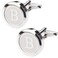 Dannyshi Mens Classic Stainless Steel Initial Cufflinks 26 Alphabet Initial Letter Cufflinks Business Wedding Shirts AZ B