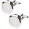 Dannyshi Mens Classic Stainless Steel Initial Cufflinks 26 Alphabet Initial Letter Cufflinks Business Wedding Shirts AZ B