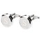 Dannyshi Mens Classic Stainless Steel Initial Cufflinks 26 Alphabet Initial Letter Cufflinks Business Wedding Shirts AZ S